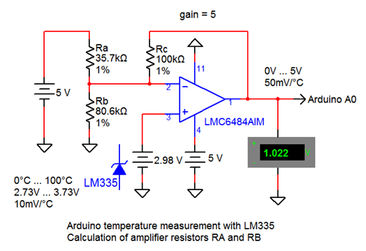 LM335 Working in Circuit